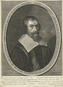 Portret van Frederick Spanheim op 44-jarige leeftijd