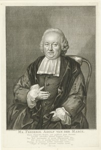 Portret van Frederik Adolph van der Marck