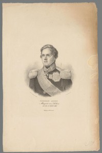 Portret van Frederik August II, koning van Saksen