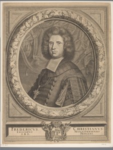 Portret van Frederik Christiaan, bisschop van Münster