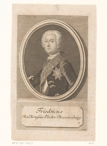 Portret van Frederik de Grote
