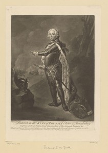 Portret van Frederik de Grote