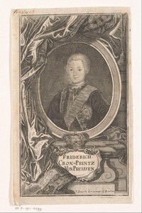 Portret van Frederik de Grote als kroonprins