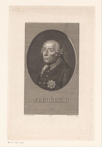 Portret van Frederik de Grote