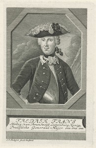 Portret van Frederik Frans, hertog van Brunswijk-Luneburg