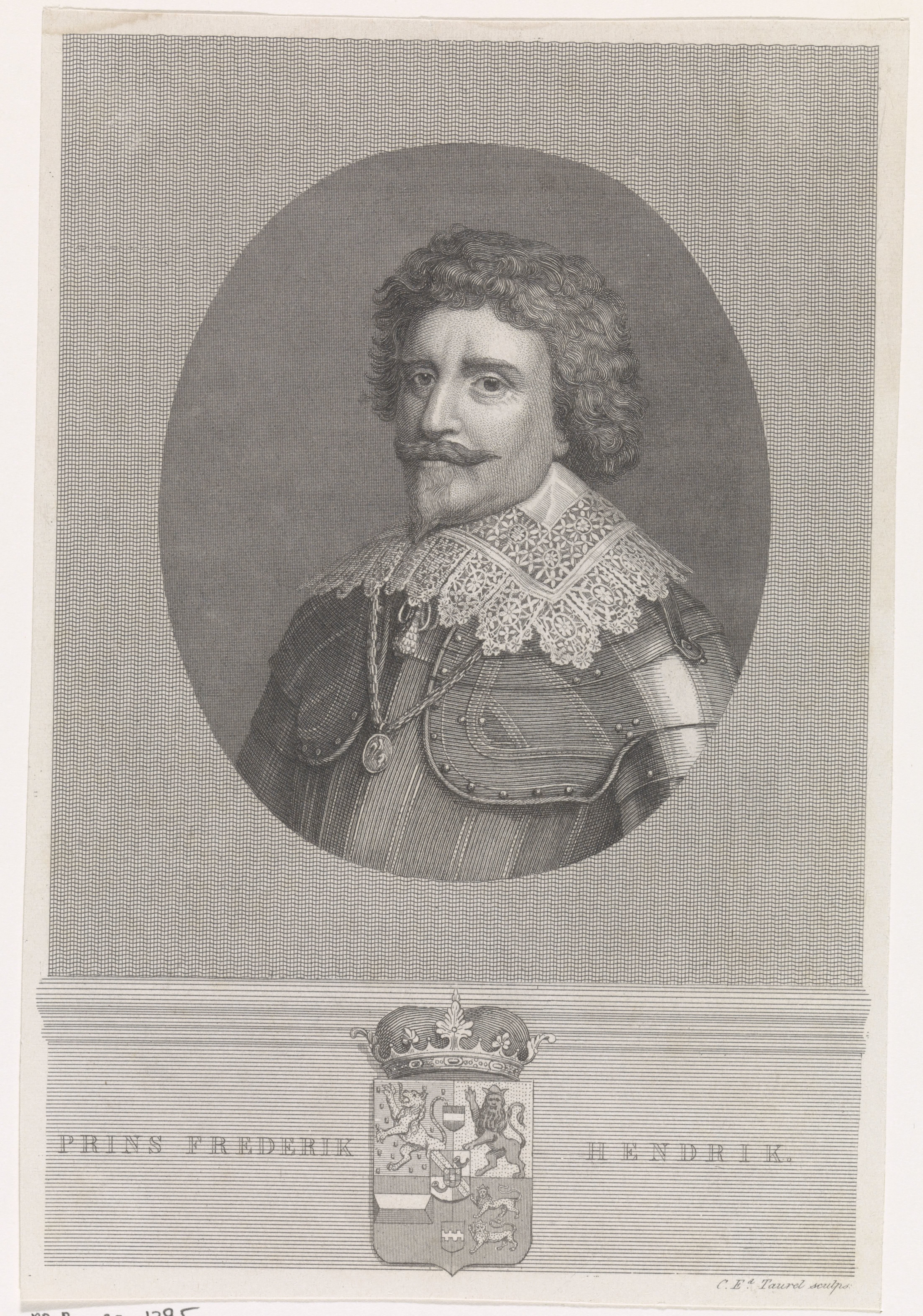Portret van Frederik Hendrik, prins van Oranje-Nassau by Edouard Taurel