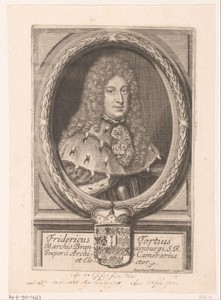 Portret van Frederik I, koning van Pruisen