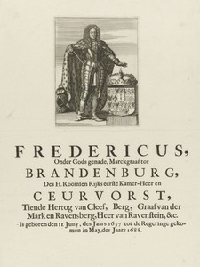 Portret van Frederik I, koning van Pruisen