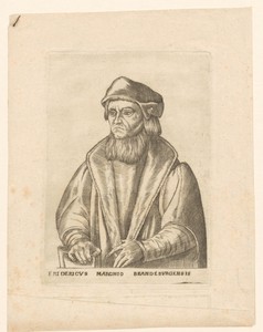 Portret van Frederik II van Brandenburg