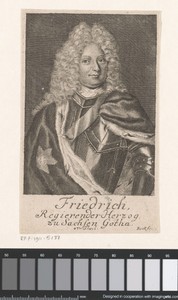 Portret van Frederik II van Saksen-Gotha-Altenburg