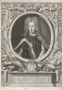 Portret van Frederik IV van Denemarken en Noorwegen