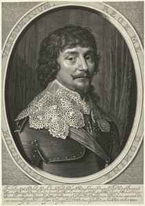 Portret van Frederik V, keurvorst van de Palts, koning van Bohemen