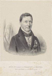 Portret van Frederik Willem Floris Theodoor van Pallandt van Keppel
