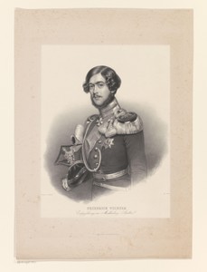 Portret van Frederik Willem, groothertog van Mecklenburg-Strelitz