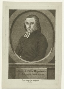 Portret van Frederik Willem Hugenholtz