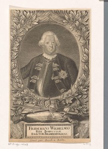 Portret van Frederik Willem I, koning van Pruisen