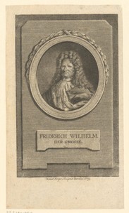 Portret van Frederik Willem I van Brandenburg
