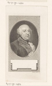 Portret van Frederik Willem II