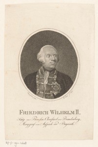 Portret van Frederik Willem II