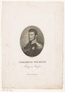 Portret van Frederik Willem III