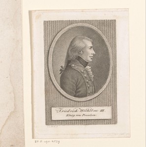 Portret van Frederik Willem III, koning van Pruisen