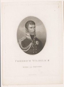 Portret van Frederik Willem III, koning van Pruisen