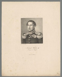 Portret van Frederik Willem III, koning van Pruisen