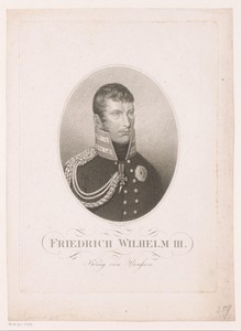 Portret van Frederik Willem III van Pruisen