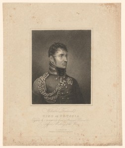 Portret van Frederik Willem III van Pruisen