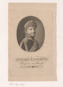 Portret van Frederik Willem IV, koning van Pruisen