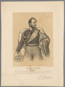 Portret van Frederik Willem IV, koning van Pruisen