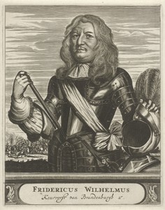 Portret van Frederik Willem, keurvorst van Brandenburg