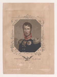 Portret van Frederik Willem, koning van Pruisen