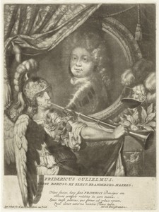 Portret van Frederik Willem van Brandenburg