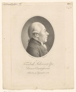 Portret van Fredrik Silverstolpe