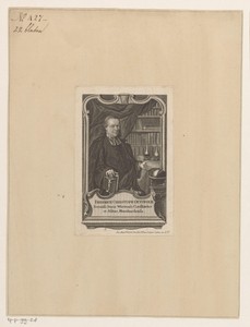 Portret van Friderich Christoph Oetinger
