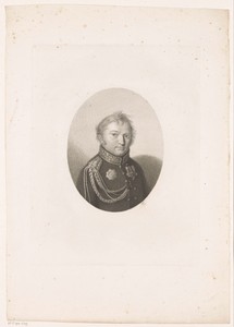 Portret van Friedrich Adolf Ludwig von Bismarck
