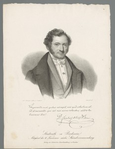 Portret van Friedrich Adolph Klien