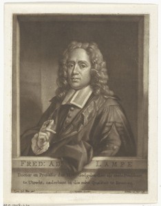 Portret van Friedrich Adolph Lampe