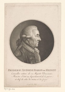 Portret van Friedrich Anton von Heynitz