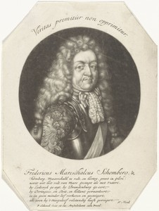 Portret van Friedrich Arnaud hertog van Schomberg