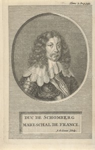 Portret van Friedrich Arnaud, hertog van Schomberg