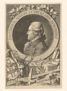 Portret van Friedrich August Ludwig von Burgsdorf