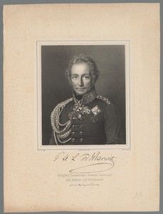 Portret van Friedrich August Ludwig von der Marwitz