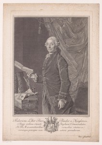 Portret van Friedrich Binder von Krieglstein