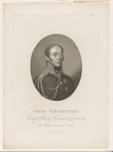Portret van Friedrich Bogislav Emanuel, Graf Tauentzien von Wittenberg