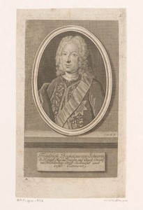 Portret van Friedrich Bogislav, Graf von Schwerin