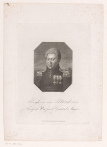 Portret van Friedrich Carl von Tettenborn
