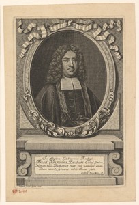 Portret van Friedrich Christian Bücher