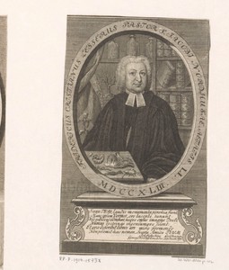 Portret van Friedrich Christian Lesser